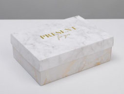 Коробка складная «Мрамор» (7007691)
