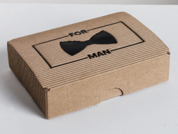 Складная рифлёная коробка For man (4442336)